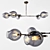 Elegant Gravity Pendant Light 3D model small image 1