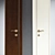 043 Interior Door: High-quality Materials & Stunning Textures 3D model small image 2