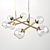 Gleaming Glass Orb Chandelier 3D model small image 2