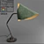 Title: Elegant Leather Table Lamp 3D model small image 3