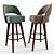 Elegant Wa Bar Stool 3D model small image 1