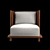 Elegant Shu Yun Lounge Chair 3D model small image 2