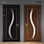 Modern Interior Door #050 3D model small image 1