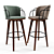 Arven Wa Bar Stool: Sleek and Stylish Seating 3D model small image 1