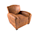 Classic Style Armchair: Harrison 3D model small image 1