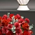Elegant Crimson Bouquet 3D model small image 2