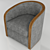 Luxury Savoy Tub Chair: Handcrafted British Design 3D model small image 2