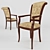 Elegant Parisian Chair 3D model small image 1