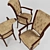 Elegant Parisian Chair 3D model small image 2