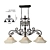 Elegant Aivengo Chandelier: Stunning Suspension 3D model small image 1