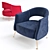 Elegant Domaine Eichholtz Chair 3D model small image 1