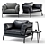 Eloro: Elegant and Timeless Sofa 3D model small image 1