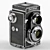 Vintage Flexaret Camera: Authentic Retro Charm 3D model small image 1