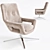 Elegant Swivel Chair for Comfort 3D model small image 1