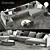 Luxury Minotti Granville Sofa 3: Modern Design by Delcourt 3D model small image 1