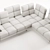 Modern Italian Sofa - Privè 3D model small image 3