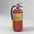 Title: Korean Fire Extinguisher for Safety 3D model small image 1