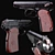 Russian PM GameModel Pistol 3D model small image 1