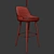 Title: Elegant 375 Walter Knoll Bar Stool 3D model small image 3