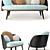 Nubilo Colors: Modern Sofa & Armchair 3D model small image 2