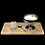 Ice Cream Serving Set with Spoon & Syrup 3D model small image 2