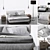 Elegant Sunrise Bed: A Perfect Blend of Luxury and Comfort 3D model small image 1