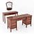 Carpenter 309: Table Set with Mirror 3D model small image 1