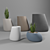 Vondom Stones: Stylish Flower Pots 3D model small image 1