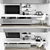 Multifunctional TV Stand Set with Workspace 3D model small image 1