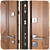 Mastino Lacio Metal Entrance Door 3D model small image 2