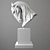 Elegant Bronze Sculpture 3D model small image 3