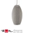 Beige Rotang Pendant Lamp 3D model small image 1