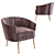 Elegance Meets Comfort: Maya Armchair 3D model small image 1