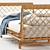 Serena & Lily Avalon Rattan Daybed 3D model small image 2