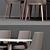 Stylish Combo: Table & Chairs (by Misuraemme) 3D model small image 2