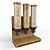 Madera Cereal Dispenser: Breakfast Perfection 3D model small image 1
