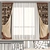 Elegant Curtains - House Textiles Collection 3D model small image 1