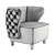 Heritage Annabelle Accent Chair 3D model small image 3