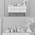 Elegant Artdeco Chest Drawers 3D model small image 3