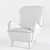 La Fibule Hepburn Armchair 3D model small image 3