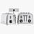 Cuisinart Classic Toasters: High-Quality Toasting with Sleek Design 3D model small image 1