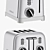 Cuisinart Classic Toasters: High-Quality Toasting with Sleek Design 3D model small image 2