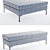 Elegant Slub Velvet Edlyn Bench 3D model small image 3