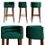 Elegant and Stylish Maa Bar Chair 3D model small image 1