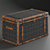 Oakland Raiders Genuine Leather Trunk 3D model small image 1