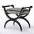 Elegant Malcom Bench for Your Stylish Space 3D model small image 1