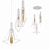 Industrial Loft Pendant Light 3D model small image 1