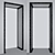 Industrial Loft Style Doorway Décor 3D model small image 1