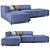 Modern Boconcept Carmo Sectional 3D model small image 1