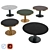 Premium Gubi Round Table Set 3D model small image 1